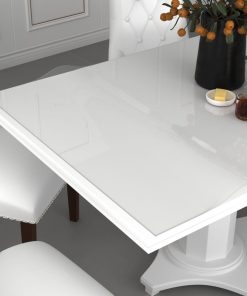 vidaXL Tischfolie Transparent 80x80 cm 2 mm PVC