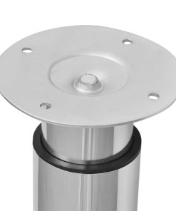 vidaXL Teleskopische Tischbeine 4 Stk. Chrom 710 - 1100 mm