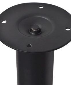 vidaXL Teleskopische Tischbeine 4 Stk. Schwarz 710 - 1100 mm