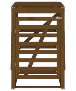 vidaXL Mülltonnenbox Honigbraun 84x90x128,5 cm Massivholz Kiefer