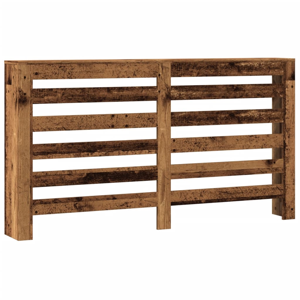 vidaXL Heizkörperverkleidung Altholz-Optik 149x20x82 cm Holzwerkstoff