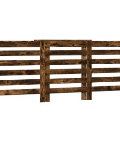 vidaXL Heizkörperverkleidung Räuchereiche 205x21,5x83,5 cm