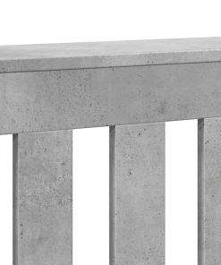 vidaXL Heizkörperverkleidung Betongrau 78x20x82 cm Holzwerkstoff