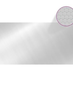 vidaXL Poolabdeckung Silbern 732x366 cm PE