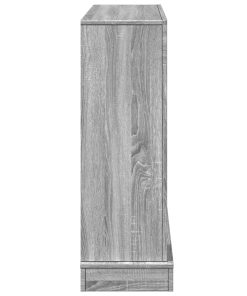 vidaXL Kaminumrandung Grau Sonoma 100x30x87,5 cm Holzwerkstoff