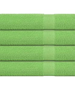 vidaXL Saunatücher 4 Stk. Apfelgrün 80x200 cm 360 g/m² 100% Baumwolle