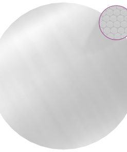 vidaXL Poolabdeckung Silbern 455 cm PE