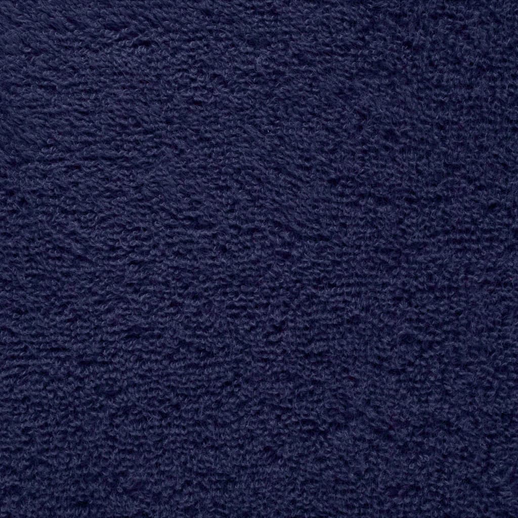 vidaXL Premium-Duschtücher SOLUND 10 Stk. Marineblau 70x140cm 600 g/m²