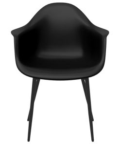 vidaXL Esszimmerstühle 4 Stk. Schwarz PP