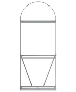 vidaXL Kaminholzunterstand Anthrazit 80x45x190 cm Verzinkter Stahl