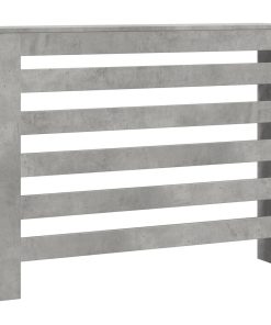 vidaXL Heizkörperverkleidung Betongrau 104x20x82 cm Holzwerkstoff