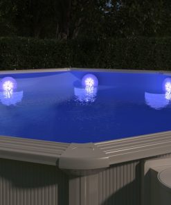 vidaXL Unterwasser-LED-Poollampe mit Fernbedienung Mehrfarbig