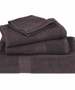 vidaXL Seiftücher 10 Stk. Anthrazit 30x30 cm 360 g/m² 100% Baumwolle