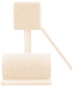 vidaXL Kratzbaum mit Sisal-Kratzsäule Creme 59 cm