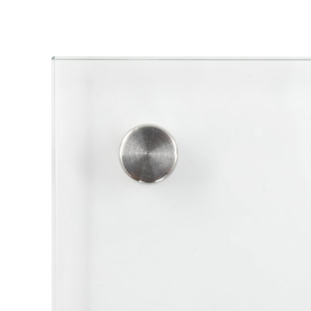 vidaXL Küchenrückwand Transparent 90×40 cm Hartglas