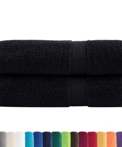 vidaXL Premium-Badetücher SOLUND 2 Stk. 100x150 cm 600 g/m²