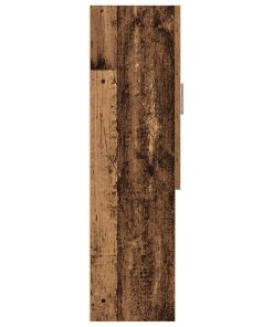 vidaXL Waschmaschinenschrank Altholz-Optik 70,5x25,5x90 cm