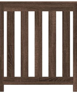 vidaXL Heizkörperverkleidung Eichen-Optik 78x20x82 cm Holzwerkstoff
