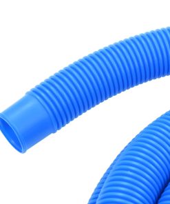 vidaXL Poolschlauch mit Klammern Blau 38 mm 12 m