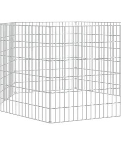 vidaXL Freilaufgehege 6-teilig 54x60 cm Verzinktes Eisen