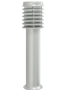 vidaXL Wegeleuchten mit Steckdose 3 Stk. Silbern 60 cm Edelstahl