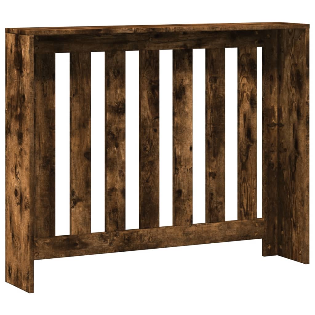 vidaXL Heizkörperverkleidung Räuchereiche 104x20x82 cm Holzwerkstoff