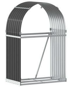 vidaXL Kaminholzunterstand Anthrazit 80x45x120 cm Verzinkter Stahl