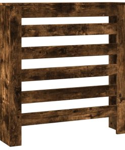 vidaXL Heizkörperverkleidung Räuchereiche 78x20x82 cm Holzwerkstoff