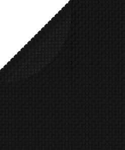 vidaXL Poolabdeckung Schwarz 527 cm PE