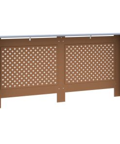 vidaXL Heizkörperverkleidung Anthrazit 172x19x81,5 cm MDF