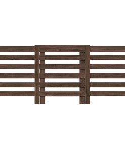 vidaXL Heizkörperverkleidung Eichen-Optik 205x21,5x83,5 cm