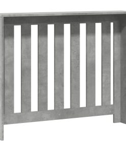 vidaXL Heizkörperverkleidung Betongrau 104x20x82 cm Holzwerkstoff
