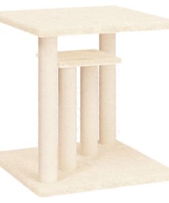 vidaXL Kratzbaum mit Plattformen Creme 50 cm
