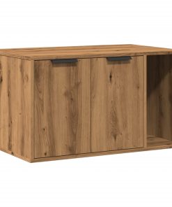 vidaXL Katzenklo Artisan-Eiche 80x50x45 cm Holzwerkstoff