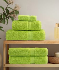 vidaXL Premium-Handtücher SOLUND 10 Stk. Apfelgrün 50x100 cm 600 g/m²