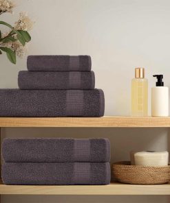 vidaXL Saunatücher 10 Stk. Anthrazit 80x200 cm 360 g/m² 100% Baumwolle
