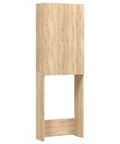 vidaXL Waschmaschinenschrank Sonoma-Eiche 64x25,5x190 cm