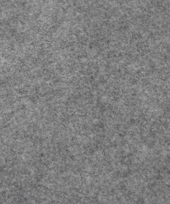 vidaXL Pool-Bodentuch Hellgrau Ø396 cm Polyester Geotextil