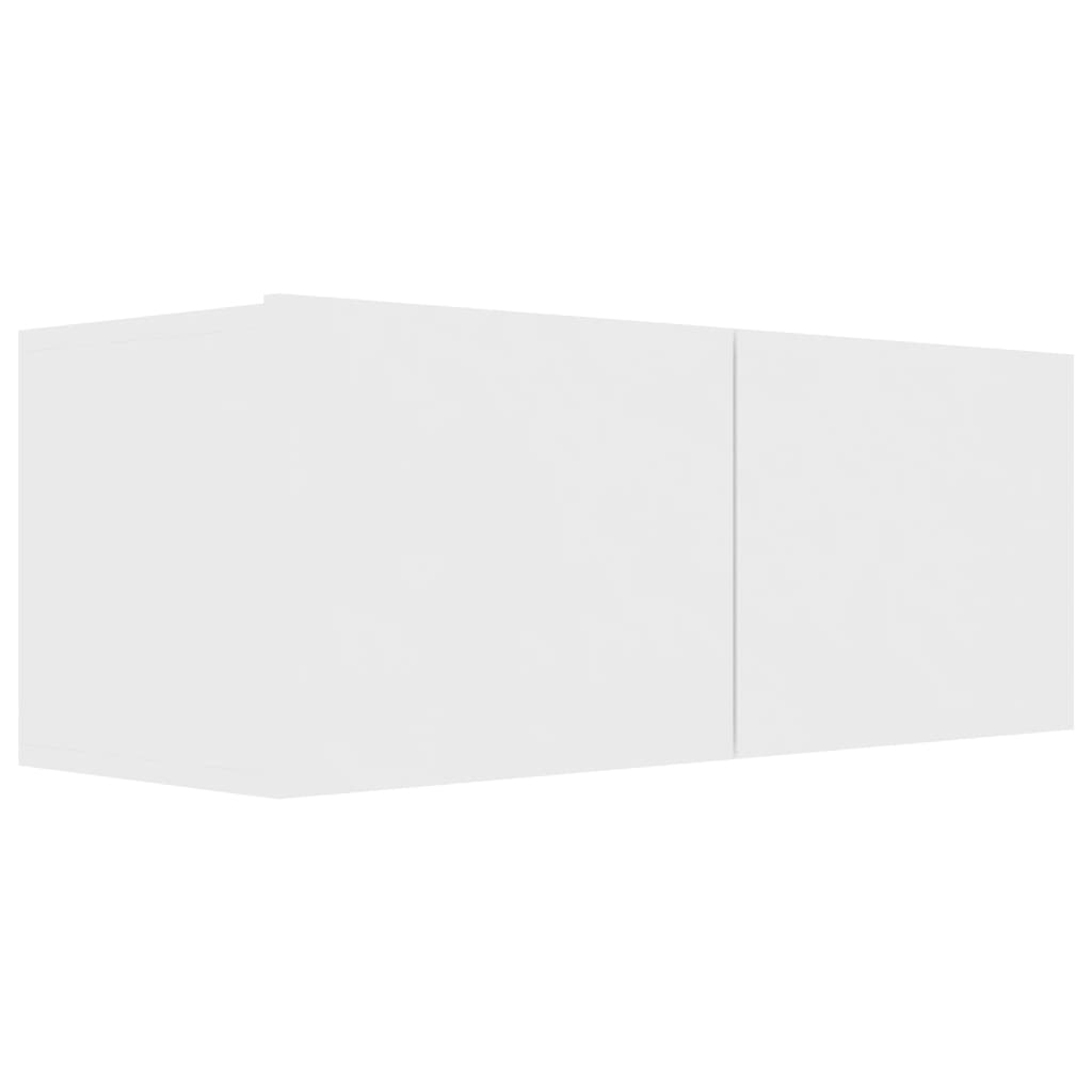 vidaXL Set de muebles de salón TV 6 piezas madera de ingeniería blanco