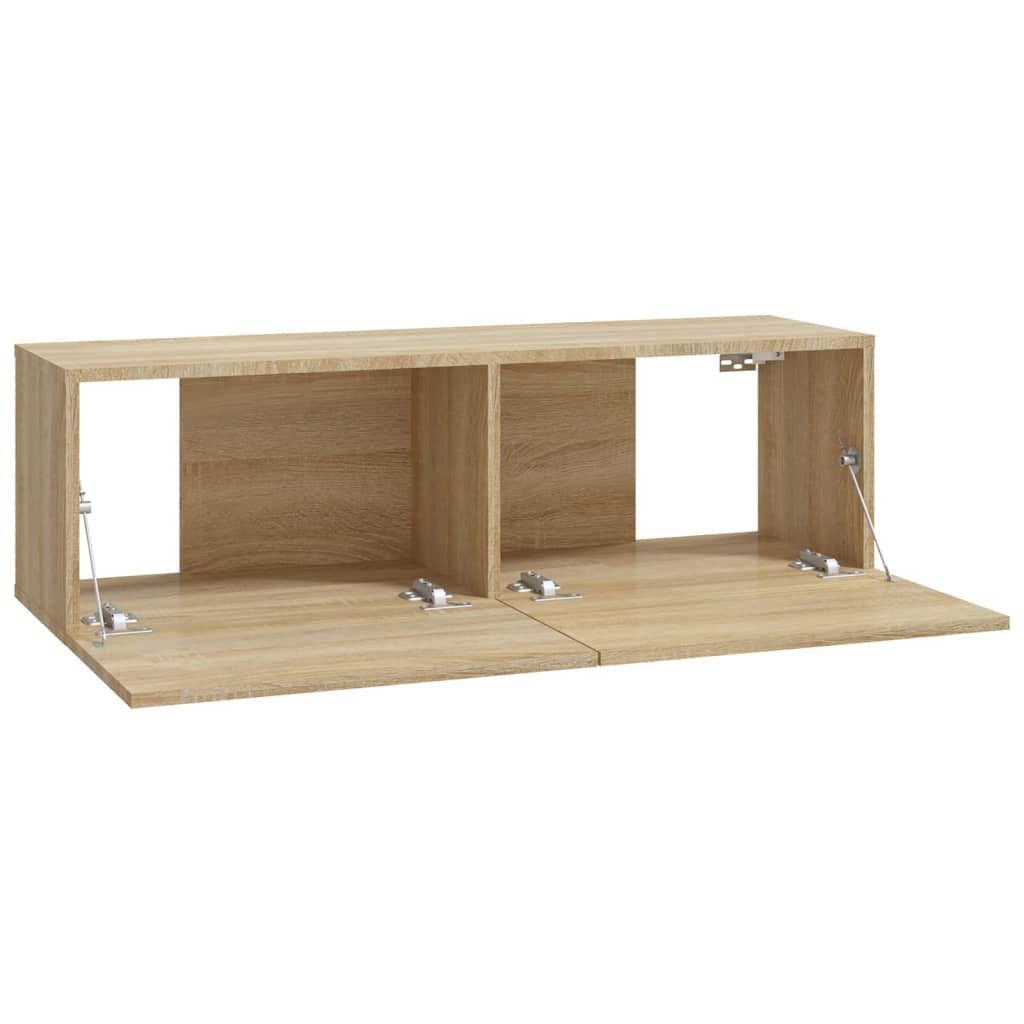 vidaXL Set de muebles para TV 8 pzas madera contrachapada roble Sonoma