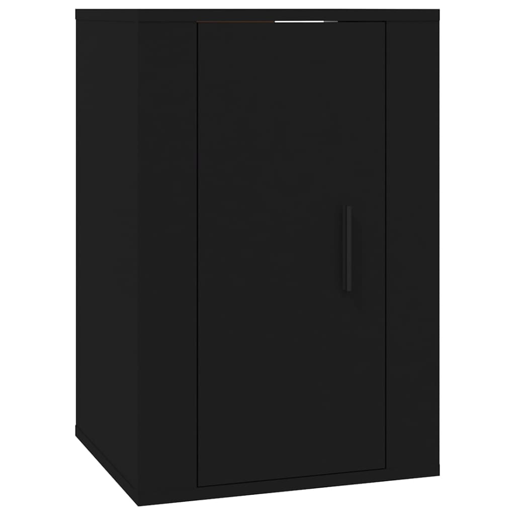 vidaXL Muebles para TV de pared 2 uds negro 40x34,5x60 cm