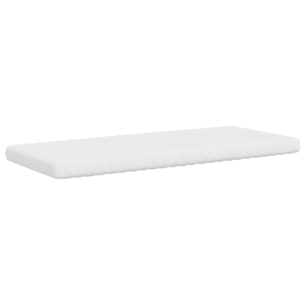 vidaXL Colchón de espuma de 7 zonas dureza 20 ILD blanco 90x190 cm