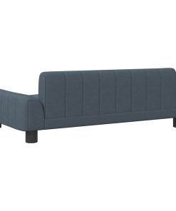 vidaXL Cama para perros de tela gris oscuro 90x53x30 cm