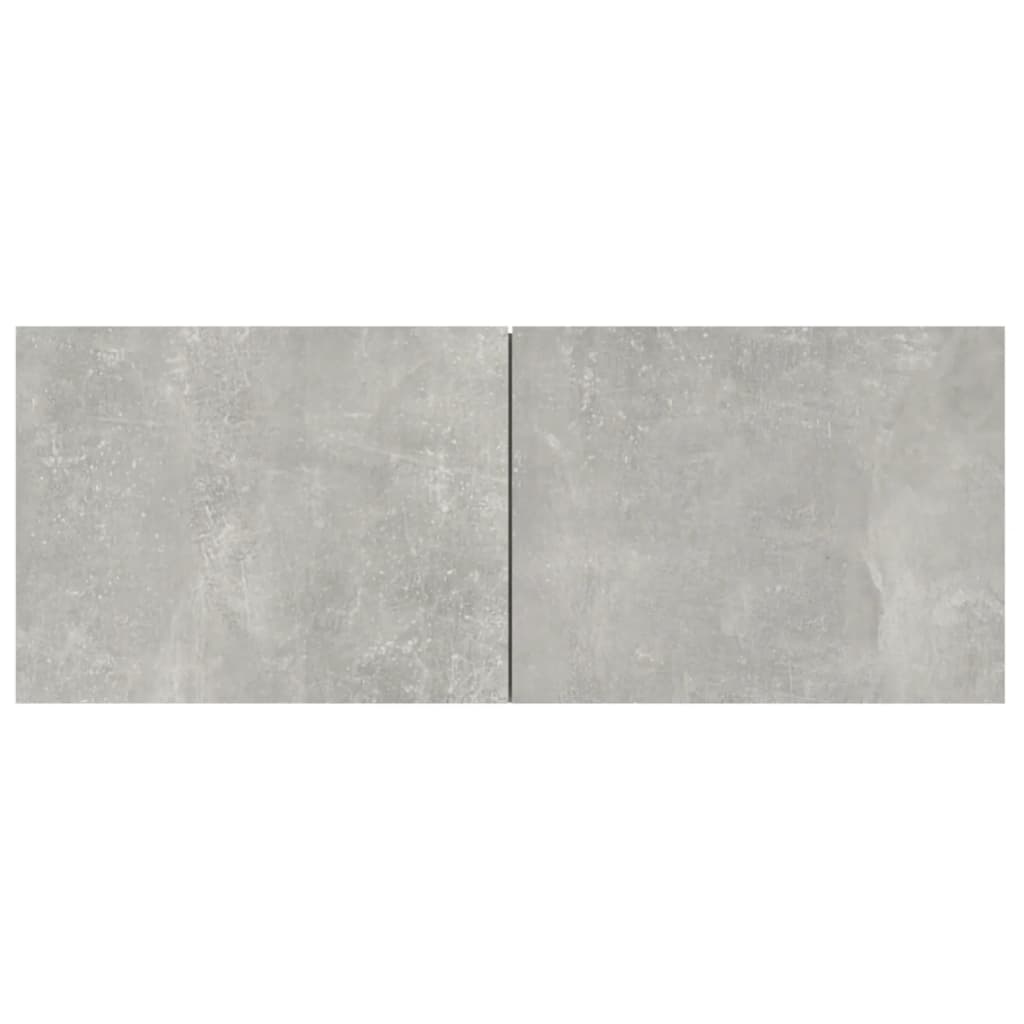 vidaXL Set de muebles de TV 6 pzas madera contrachapada gris hormigón