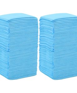 vidaXL Empapadores para mascota 100 unidades 60x60 cm textil no tejido