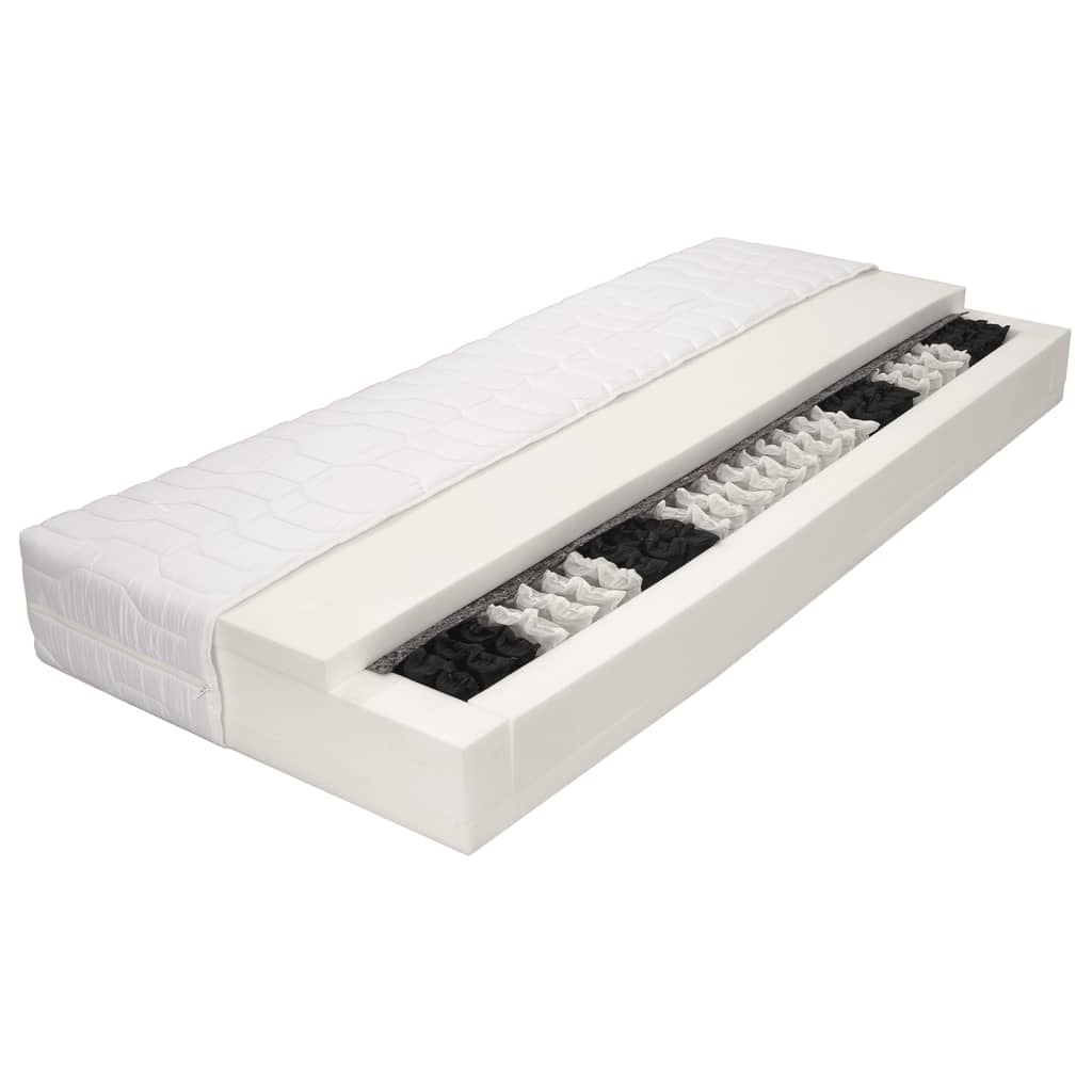 Materasso 90x200 Cm 7 Zone A Molle Insacchettate 20 Cm h2