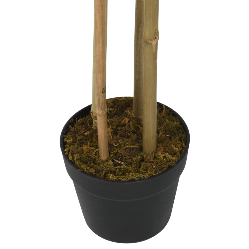 Albero Bambù Artificiale 988 Foglie 150 Cm Verde - Image 4