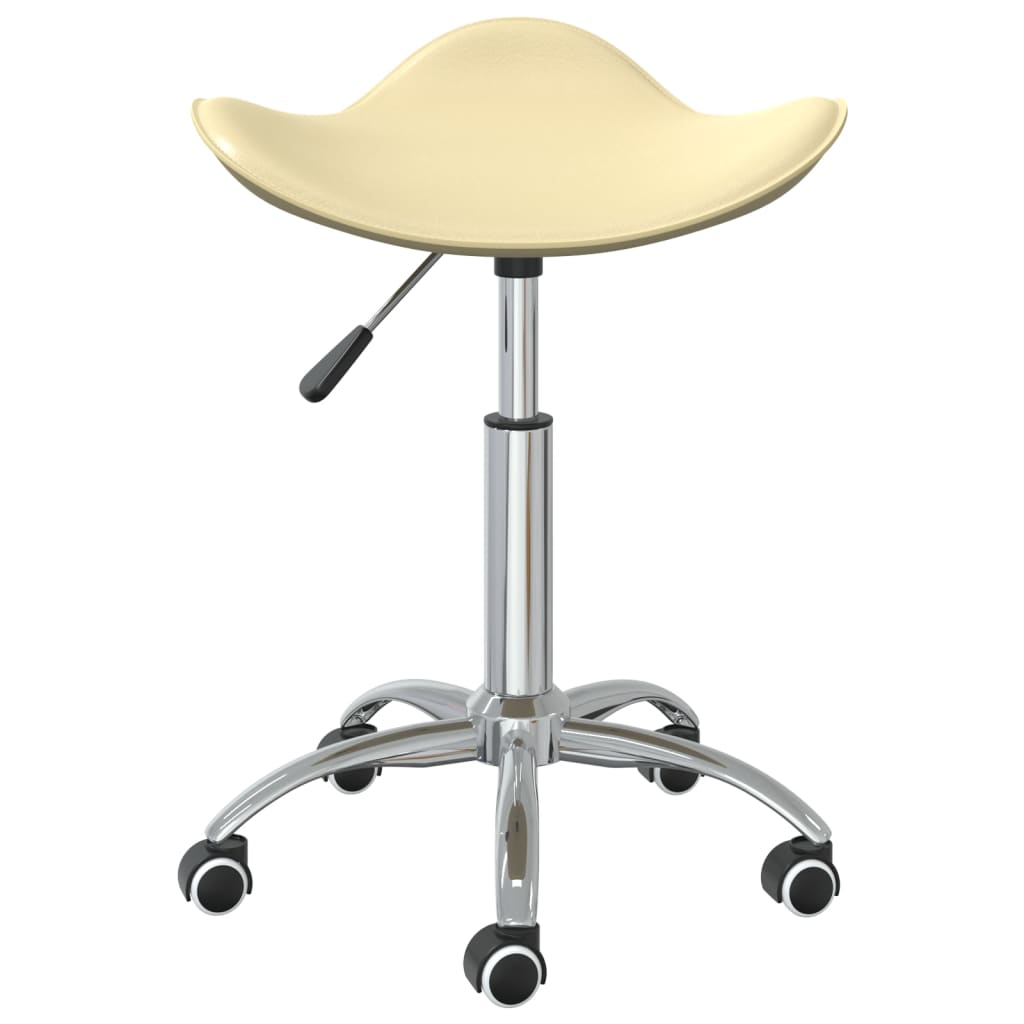 Sedia Da Ufficio Crema In Similpelle - Image 2