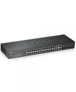 Zyxel Switch Managed Nebulaflex 24 Porte Gigabit + 4 Porte Dual Gigabit, Ipv6, Vlan, Qos, Igmp, Desi