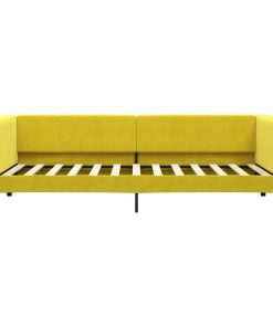 vidaXL Tagesbett Gelb 80x200 cm Samt